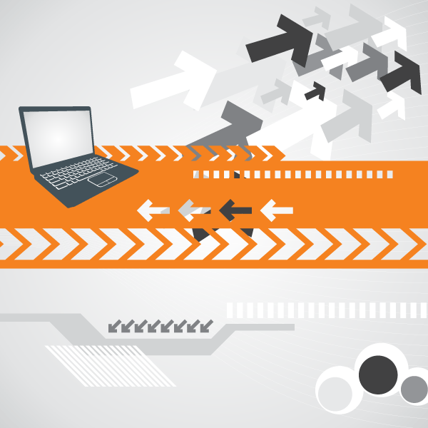 Computer Technology Background Vector Design