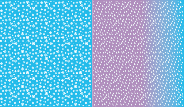 Snowflakes and Rain Drops Background Free Vector Snowflakes and Rain Drops Background Free Vector