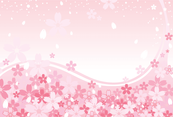Pink Cherry Blossoms Background Design Pink Cherry Blossoms Background Design