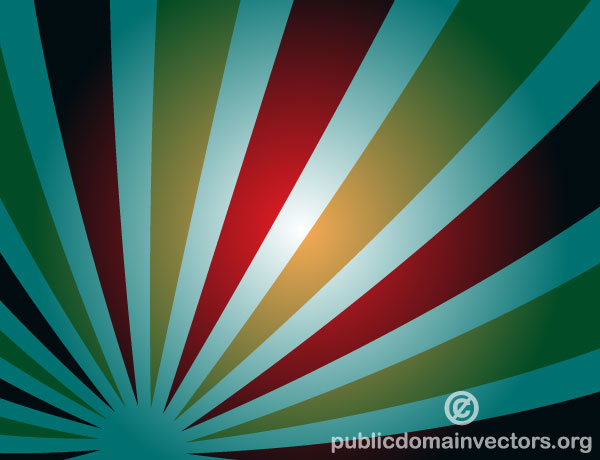 Abstract Background Design with Retro Sunbeams Abstract Background Design with Retro Sunbeams