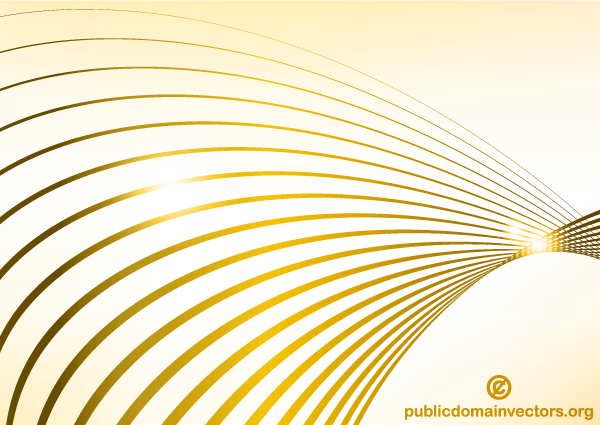 Abstract Golden Wave Line Background Abstract Golden Wave Line Background