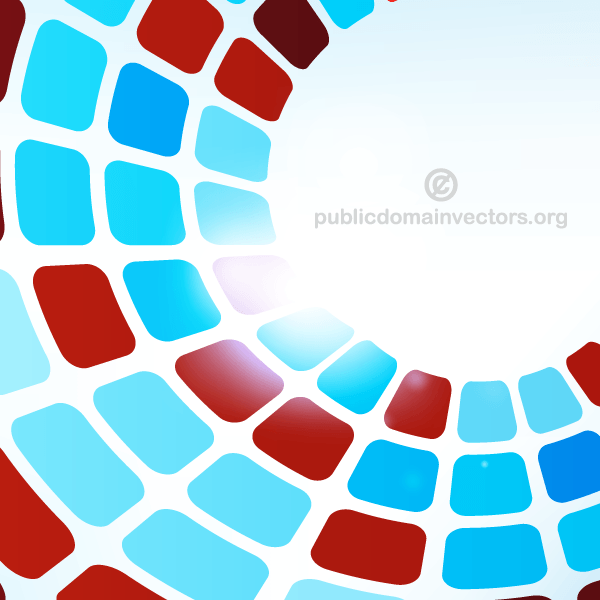 Abstract Tiles Background in Circular Design Abstract Tiles Background in Circular Design