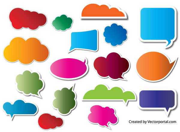 Speech Bubbles Free Vector Graphics