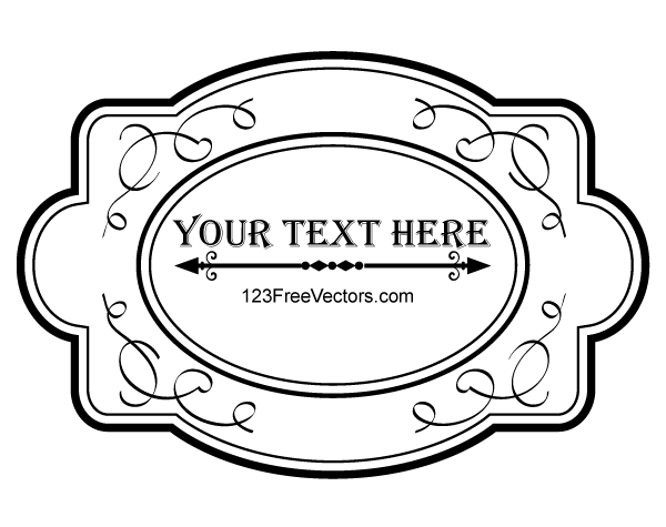 Ornate Frame Vector Graphics