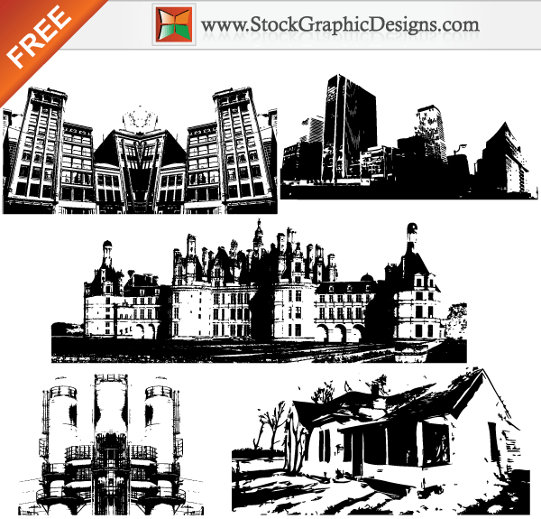 building clipart vector free download - photo #21