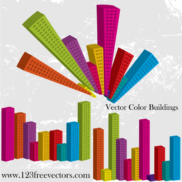Vector Color Buildings Vector Color Buildings