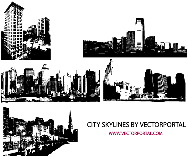 Vector City Skyline Image Vector City Skyline Image