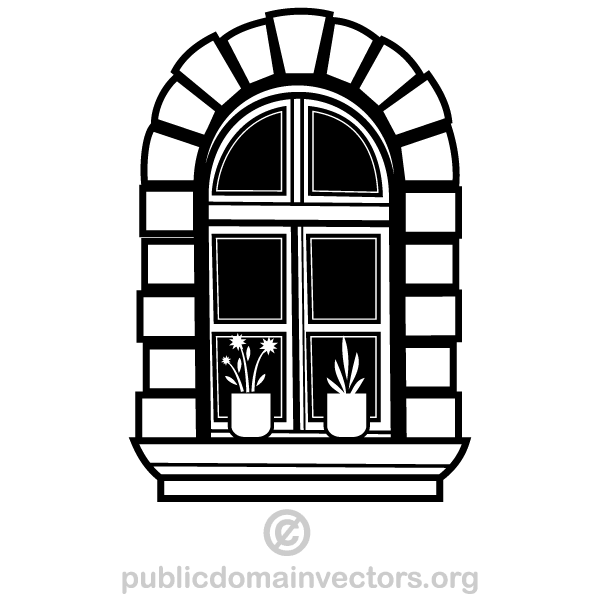 Window Vector Image