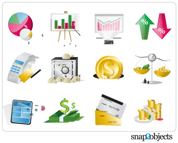 Free Financial Elements Vector Graphics