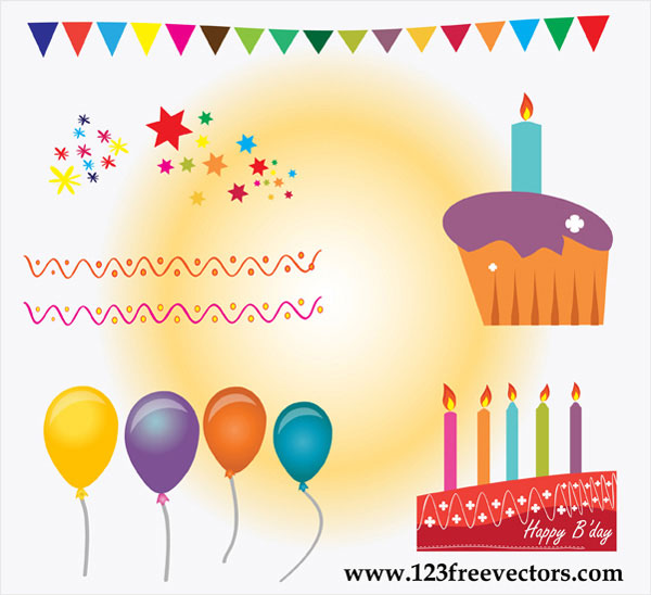 Birthday Cake Vector Birthday Cake Vector
