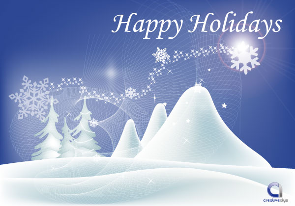 clipart of happy holidays - photo #45