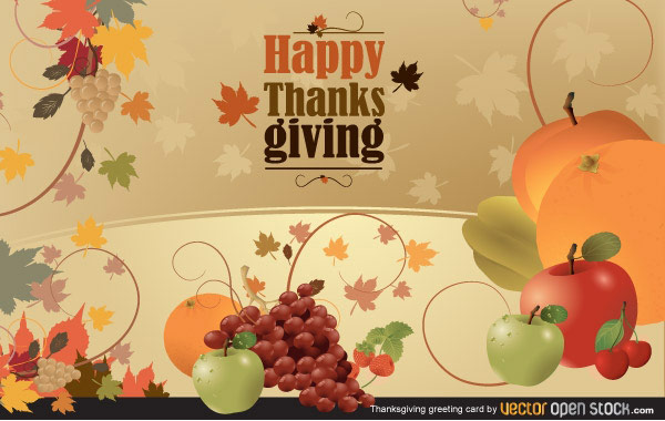 free clipart thanksgiving card - photo #9