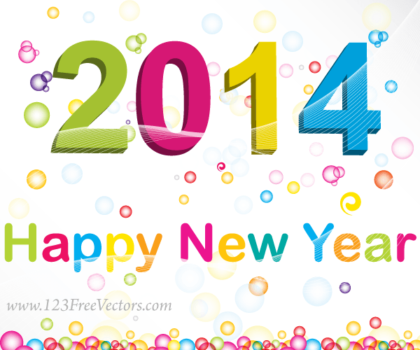 happy new year 2014 banner clip art - photo #20