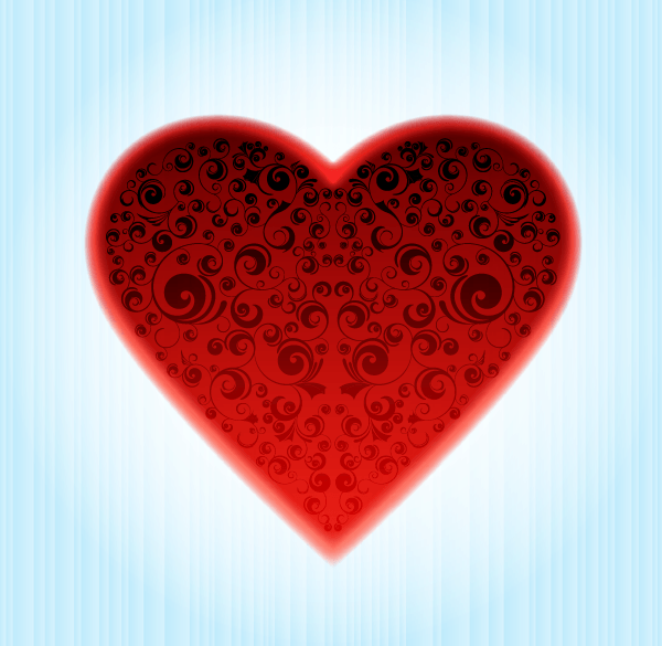 Download Vector Abstract Ornamental Heart Design | Download Free ...