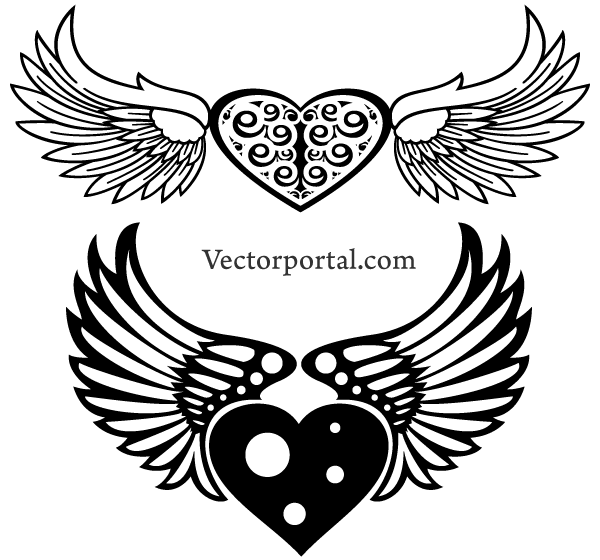 Free Winged Heart Image Free Winged Heart Image