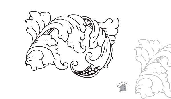 Ornamental Leaf Vector Free Ornamental Leaf Vector Free
