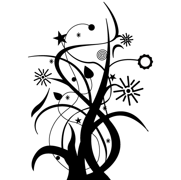 Swirl Floral Design Vector Free Swirl Floral Design Vector Free