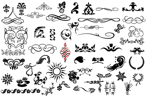 Download Vector Ornaments and Flourishes | Download Free Vector Art ...