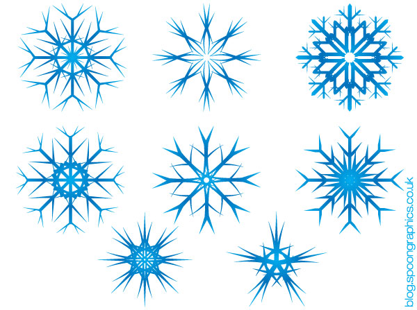 Snowflakes Vector Snowflakes Vector