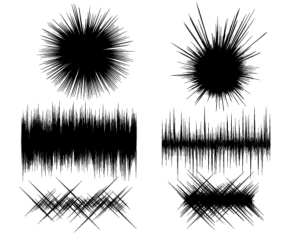 Speed Line Shapes Vector Speed Line Shapes Vector