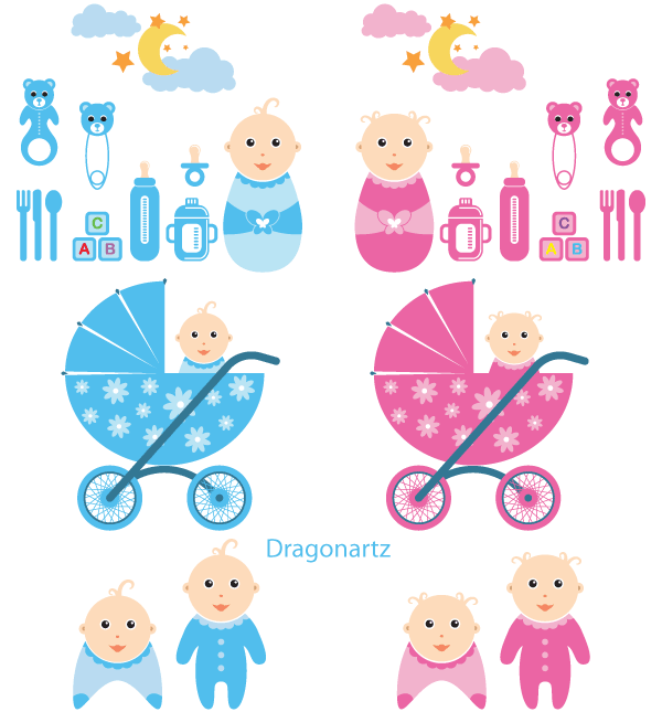 Vector Baby Time Graphics Vector Baby Time Graphics
