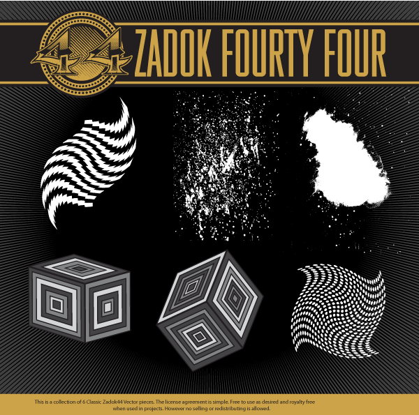 Cube and Grunge Elements Vector Cube and Grunge Elements Vector