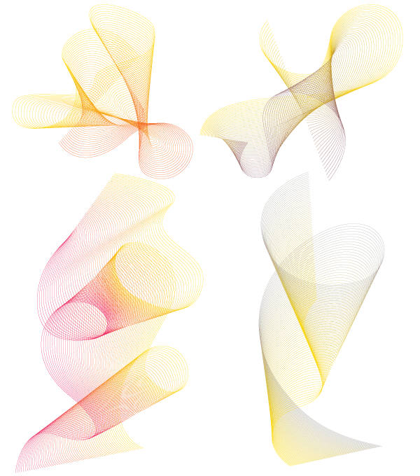 Vector Flowing Curves Graphics Vector Flowing Curves Graphics