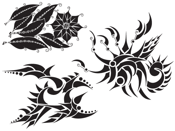 Vector Flowers Silhouette Resource Vector Flowers Silhouette Resource