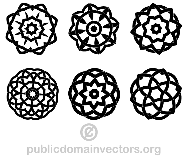 Vector Decorative Geometric Design Elements Vector Decorative Geometric Design Elements