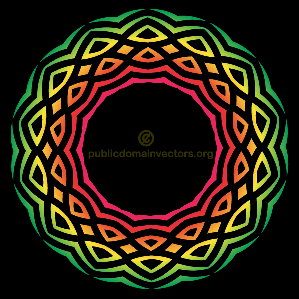 Vector Color Tribal Element