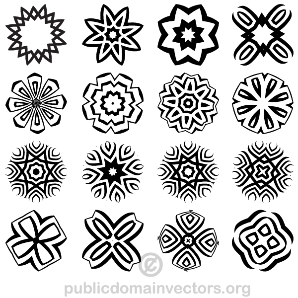 Decorative Geometric Shapes Illustrator Decorative Geometric Shapes Illustrator