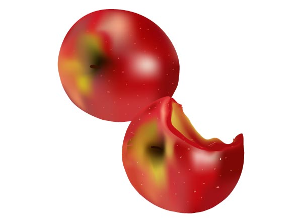 Free Red Apple Vector Image Free Red Apple Vector Image