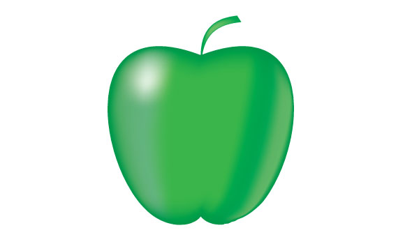Green Apple Free Vector Art