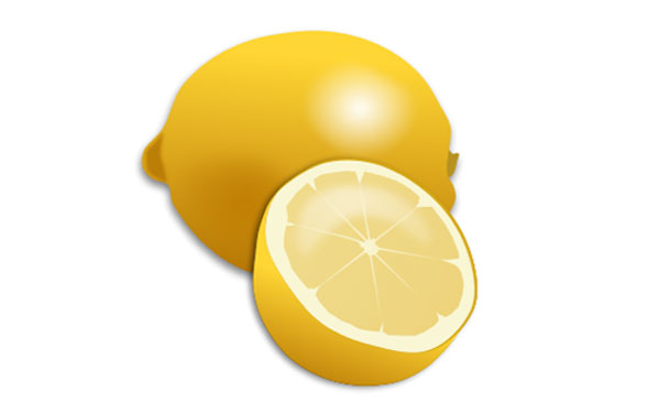 Fresh Lemon and Lemon Slice Realistic Vector Illustration Fresh Lemon and Lemon Slice Realistic Vector Illustration
