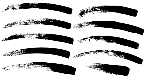 Paint Brush Strokes Free Vector