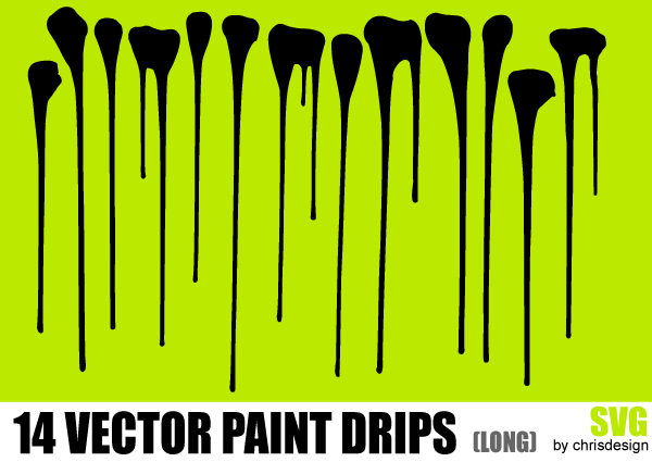 Paint Drips Vector Paint Drips Vector