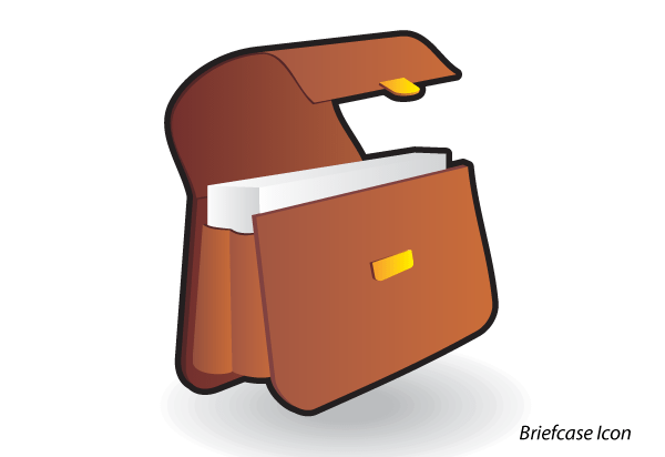 Briefcase Icon Vector Free Briefcase Icon Vector Free