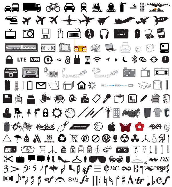 150+ Free Vector Pictogram Icons, Signs and Symbols 150+ Free Vector Pictogram Icons, Signs and Symbols