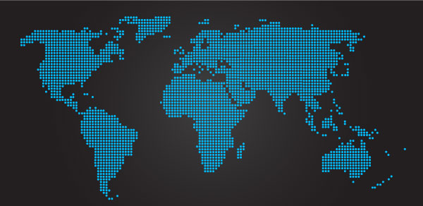 World Map Dots World Map Dots