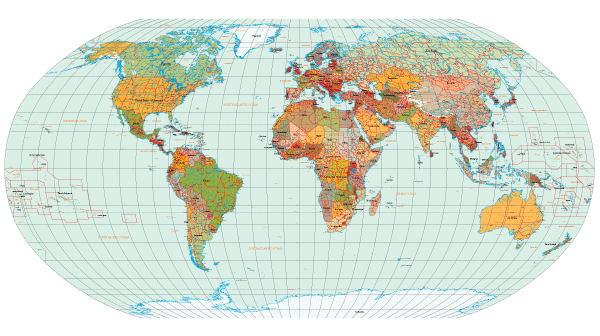 free clipart map of the world - photo #11