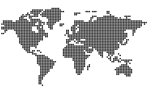 Dotted World Map Vector Free Dotted World Map Vector Free
