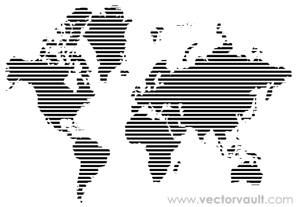 Free Vector Map of the World Free Vector Map of the World