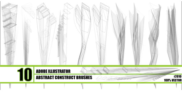 Abstract Construct Illustrator Brushes