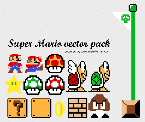 Super Mario Illustrator Pack Super Mario Illustrator Pack