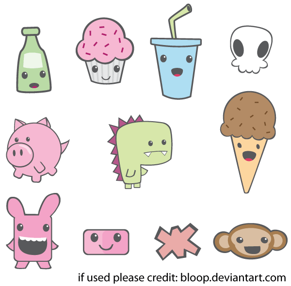 Download Cute Vector Pack | Download Free Vector Art | Free-Vectors