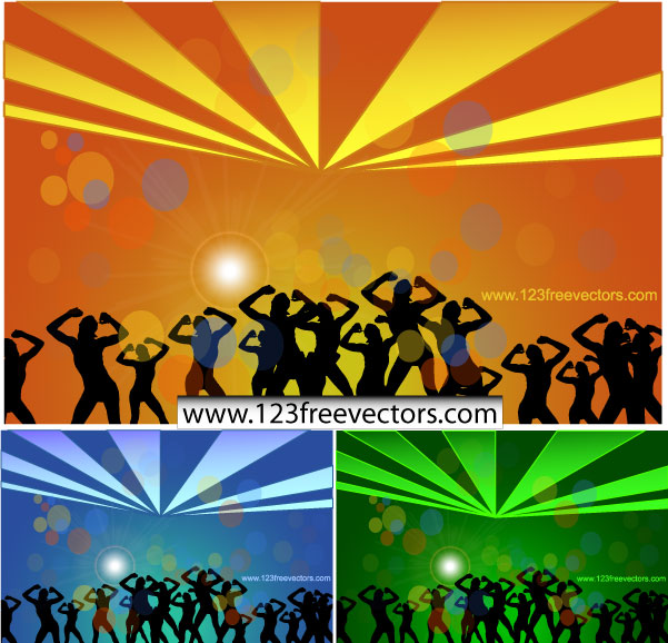 Dance Party Vector Dance Party Vector
