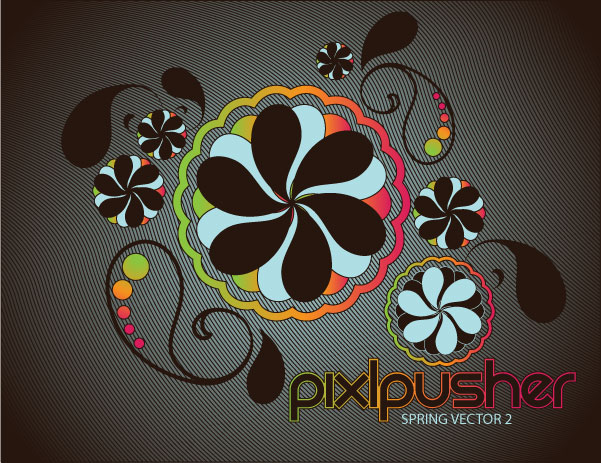 Spring Vector Flowers