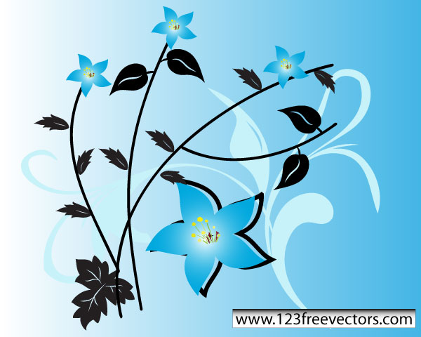 Flowers Free Vector Flowers Free Vector