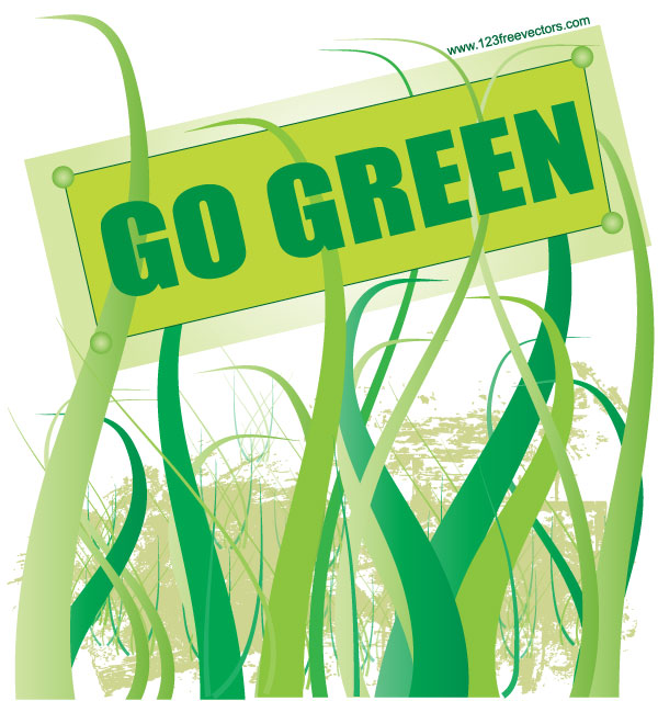 Go Green Vector