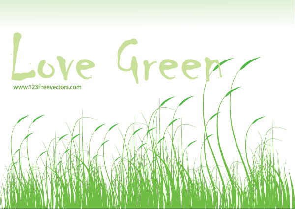 Love Green Vector Love Green Vector